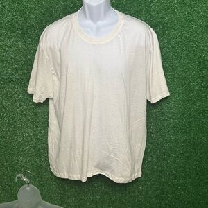 Nautica White Short Sleeve Tee Classic Crew Neck